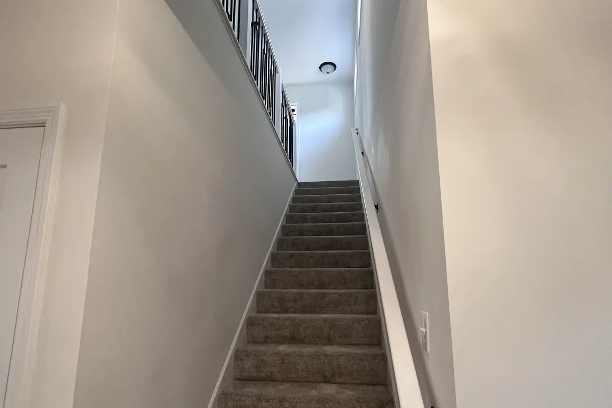 The Northstar 13 Foot of stairs from main level looking up to second level