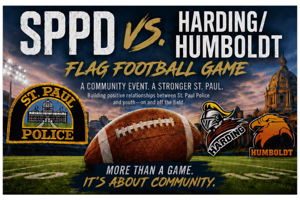 St Paul Police Department vs Harding/Humbolt Flag Football Game