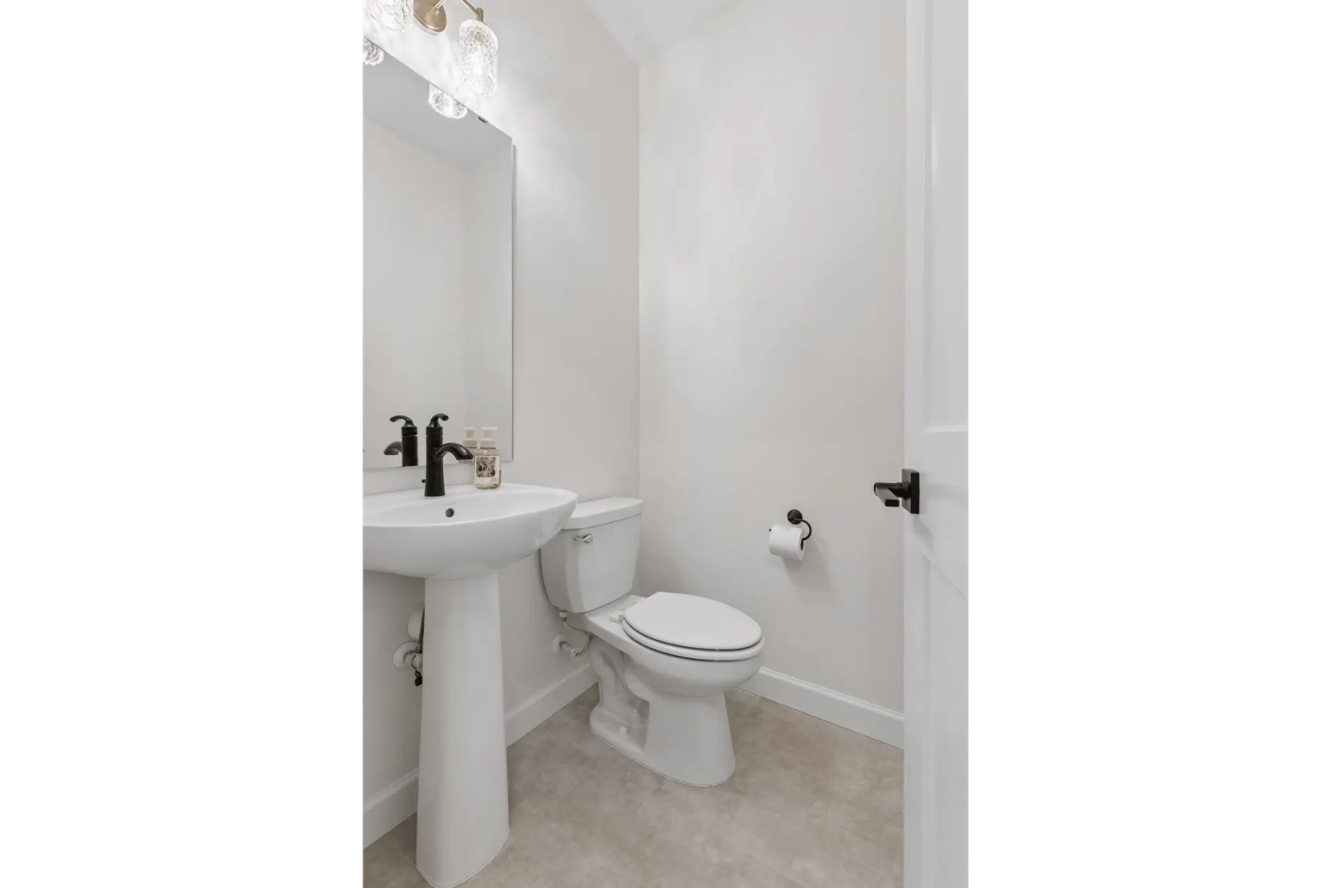 Half bath on main level